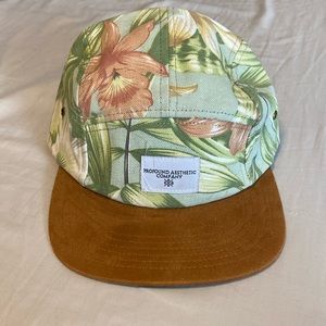Floral Five-Panel Profound Aesthetic Company Hat